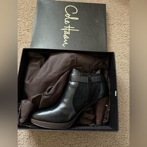 Cole Haan Darcy Bootie in suede and leather